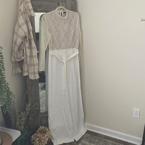 NWT. Missguided lace top belted jumpsuit. US size 10